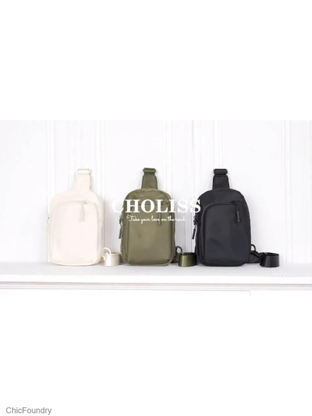 Small Crossbody Sling Bag with Extended Adjustable Strap